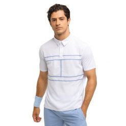 Męska tenisowa koszulka polo pique sport.tennis Siroko Slice White. Białe koszulki polo męskie SIROKO, m, bez wzorów, klasyczne, bez kołnierzyka, bez ramiączek. Za 211.00 zł.