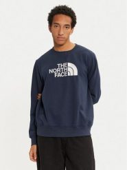 The North Face Bluza Drew Peak NF0A89EK Granatowy Regular Fit. Niebieskie bluzy nierozpinane męskie The North Face, l, bez wzorów, z bawełny, bez ramiączek, bez kaptura. Za 219.99 zł.