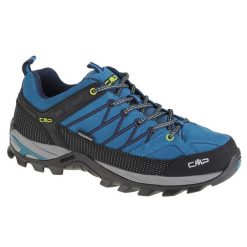 Buty trekkingowe męskie, CMP Rigel Low. Czarne buty zimowe męskie CMP, bez wzorów, sportowe, bez obcasa, bez zapięcia. W wyprzedaży za 342.00 zł.