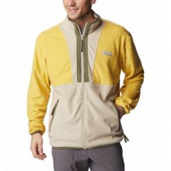 Polar Turystyczny Męski Columbia Back Bowl Fleece Lightweight. Brązowe bluzy z polaru męskie Columbia, m, bez wzorów, z polaru, sportowe, bez ramiączek, bez kaptura. Za 149.99 zł.