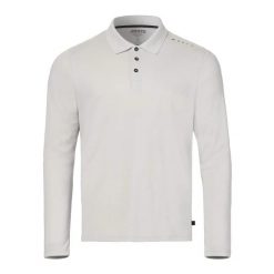 Koszulka polo z długim rękawem przeciwdziałająca promieniom UV Musto Evo Crew. Szare koszulki polo męskie Musto, m, bez wzorów, ze skóry, bez kołnierzyka, bez ramiączek. Za 333.50 zł.