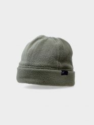 4F Czapka z mikropolaru uniseks L/XL. Brązowe czapki męskie 4f, na zimę, bez wzorów, z włókna. W wyprzedaży za 4.99 zł.