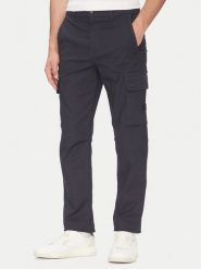 BOSS Spodnie materiałowe 50536882 Granatowy Regular Fit. Niebieskie spodnie na co dzień męskie Boss, bez wzorów, z bawełny. Za 359.99 zł.