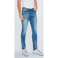 Tommy Jeans - Jeansy Simon. Szare jeansy męskie Tommy Jeans, z jeansu. Za 399.90 zł.