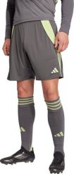 Spodenki męskie adidas Tiro 24 szaro-limonkowe JN1993 L. Szare szorty sportowe męskie ADIDAS, bez wzorów, sportowe. Za 119.49 zł.