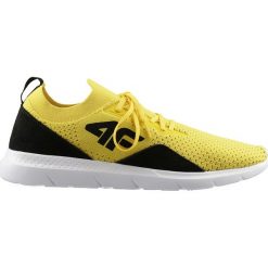 Buty lifestyle męskie OBML204 - żółty. Buty sportowe na co dzień męskie marki 4f. Za 199.99 zł.
