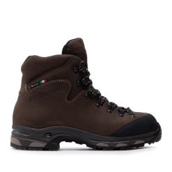 Trekkingi Zamberlan. Brązowe buty zimowe męskie Zamberlan, bez wzorów, z gore-texu, sportowe, bez obcasa, bez zapięcia. Za 1,479.00 zł.