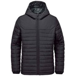 Męska Pikowana Bluza Z Kapturem Nautilus. Czarne bluzy z kapturem męskie STORMTECH, m, bez wzorów, z kapturem. Za 449.99 zł.