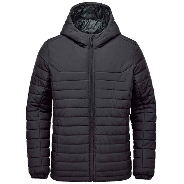 Męska Pikowana Bluza Z Kapturem Nautilus. Czarne bluzy nierozpinane męskie STORMTECH, m, bez wzorów, z kapturem. Za 447.99 zł.