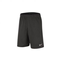 Spodnie treningowe męskie Nike Dry Fit Cotton 20. Czarne spodnie na co dzień męskie Nike, bez wzorów, z dresówki, casualowe, krótkie. Za 129.00 zł.