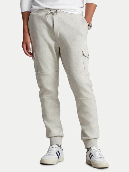 Polo Ralph Lauren Spodnie dresowe 710881522006 Szary Regular Fit. Szare spodnie dresowe męskie Polo Ralph Lauren, bez wzorów, z bawełny. Za 389.99 zł.
