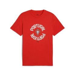 Męska koszulka Portugalia ftblNRGY PUMA Sport Red White. Białe t-shirty sportowe męskie Puma, l, bez wzorów, sportowe, bez ramiączek. Za 139.00 zł.