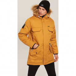 Ocieplana parka - Żółty. Żółte parki męskie House. Za 369.99 zł.