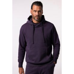 Męska Bluza z kapturem odzież domowa kaptur kieszeń kangurka do roz. 8XL. Fioletowa bluzy nierozpinane męskie JAY-PI, m, bez wzorów, z bawełny, casualowe, bez ramiączek, z kapturem. Za 343.99 zł.