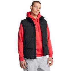 Kurtka puchowa bez rękawów Under Armour Limitless. Czarne kurtki męskie Under Armour, m, bez wzorów, z puchu, bez ramiączek, bez kaptura. Za 808.50 zł.