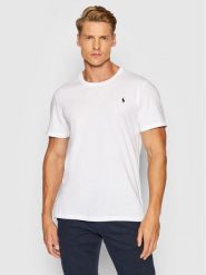 Polo Ralph Lauren T-Shirt Sle 714844756004 Biały Regular Fit. Białe koszulki polo męskie Polo Ralph Lauren, m, bez wzorów, z bawełny, bez kołnierzyka, bez ramiączek. Za 249.99 zł.