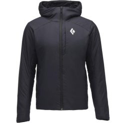 Bluza z kapturem Black Diamond First Light Stretch. Czarne bluzy nierozpinane męskie Black Diamond, bez wzorów, sportowe, bez ramiączek, z kapturem. Za 1,277.00 zł.