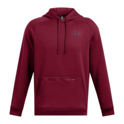 Bluza męska Under Armour Fleece Pro Kangra HD. Czerwone bluzy nierozpinane męskie Under Armour, m, bez wzorów, sportowe, bez ramiączek, bez kaptura. Za 239.99 zł.