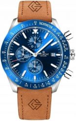 Zegarek Giewont Zegarek Męski Chronograph Sapphire Brązowo-Niebieski GW8720-A2. Brązowe zegarki męskie Giewont. Za 218.50 zł.