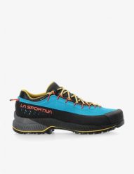 Buty podejściowe La Sportiva TX4 Evo GTX - tropic blue/bamboo. Niebieskie buty trekkingowe męskie NoName, bez wzorów, bez zapięcia. Za 1,111.13 zł.
