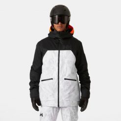 Kurtka narciarska Helly Hansen Straightline Lifaloft 2.0. Szare kurtki narciarskie i snowboardowe męskie Helly Hansen, na zimę, m, bez wzorów, bez kaptura, narciarskie. Za 1,536.00 zł.