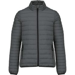 Kurtka puchowa Kariban Légère. Szare kurtki męskie KARIBAN, l, bez wzorów, z puchu, bez ramiączek, bez kaptura. W wyprzedaży za 232.00 zł.