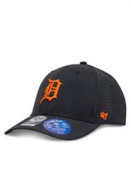 47 Brand Czapka z daszkiem Detroit Tigers B-LNE09BBV BK Czarny. Czarne czapki męskie 47 Brand, bez wzorów, z materiału. Za 89.99 zł.