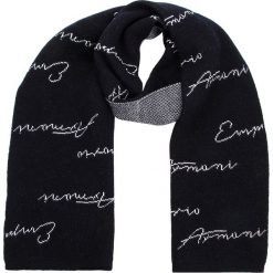 Szal EMPORIO ARMANI - 404574 8A527 11336 Blu Eclisse/Bianco. Niebieskie szaliki męskie Emporio Armani, z materiału. Za 319.00 zł.