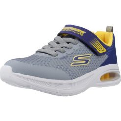 Buty SKECHERS MICROSPEC MAX ADVANCE Niebieski. Niebieskie buty trekkingowe męskie Skechers, bez wzorów, z syntetyku, bez zapięcia, trekkingowe, skechers sport. Za 213.93 zł.