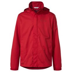 Kurtka przeciwdeszczowa męska Vaude Escape Light Jacket. Czerwone kurtki softshell męskie Vaude, l, bez wzorów, z softshellu, bez kaptura, trekkingowe. Za 324.99 zł.