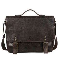 Torba męska Canaletto vintage skóra naturalna 14 cali TM258s344. Brązowe torby na laptopa męskie bez wzorów, ze skóry. Za 490.00 zł.