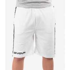 Givova Terry Band Spodenki Sportowe Białe 2XL - Oddychające i Wygodne. Białe szorty sportowe męskie Givova, bez wzorów, z bawełny, eleganckie. Za 189.99 zł.