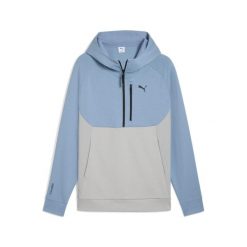 Bluza z kapturem Puma Pumatech. Niebieskie bluzy nierozpinane męskie Puma, m, bez wzorów, z kapturem. W wyprzedaży za 254.65 zł.