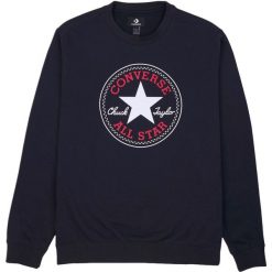 Bluza Converse Converse Go-To All Star Patch Crew Standard, Mężczyźni. Niebieskie bluzy nierozpinane męskie Converse, m, bez wzorów, z bawełny, retro, bez ramiączek, bez kaptura. Za 290.00 zł.