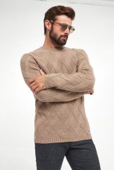 Sweter męski z wełną Diamondo JOOP!. Swetry męskie JOOP!, bez wzorów, z wełny, bez kołnierzyka, bez ramiączek. W wyprzedaży za 681.85 zł.