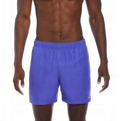 Męskie Szorty Kąpielowe Volley Essential. Fioletowe kąpielówki męskie Nike, bez wzorów, sportowe. Za 197.99 zł.