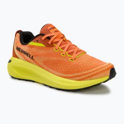 Buty do biegania męskie Merrell Morphlite. Brązowe buty do biegania męskie Merrell, bez wzorów, bez zapięcia, do biegania. Za 299.99 zł.