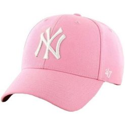 Czapka z daszkiem 47 Brand MLB New York Yankees MVP. Czerwone czapki męskie 47 Brand, na wiosnę, bez wzorów. Za 99.99 zł.