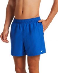 Nike Szorty kąpielowe męskie Essential niebieskie r. L (NESSA560494). Niebieskie kąpielówki męskie Nike, l, bez wzorów. Za 142.07 zł.