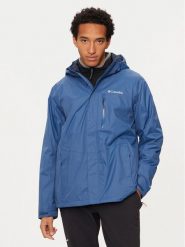 Columbia Kurtka przeciwdeszczowa Pouring Adventure™ III 2117171 Niebieski Regular Fit. Niebieskie kurtki outdoor męskie Columbia, m, bez wzorów, z syntetyku, bez kaptura, outdoorowe. Za 269.99 zł.