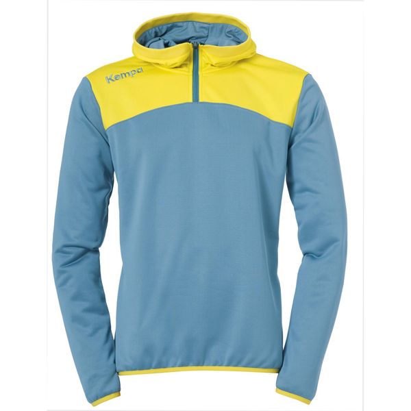 Bluza emotion 2.0 Kempa Quarter Zip. Niebieskie bluzy rozpinane męskie Kempa, l, bez wzorów, sportowe, bez ramiączek, bez kaptura. Za 191.50 zł.