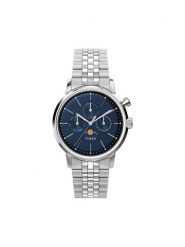 Timex Zegarek Marlin TW2W51300 Srebrny. Szare, analogowe zegarki męskie Timex, srebrne. Za 759.99 zł.