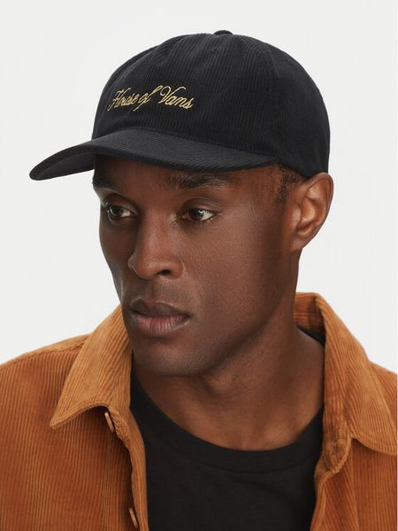 Vans Czapka z daszkiem Leisure Low Unstructured VN000NPB Czarny. Czarne czapki męskie Vans, bez wzorów, z bawełny. Za 79.99 zł.