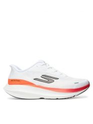 Skechers Buty do biegania Aero Pulse 246220/WBO Biały. Białe buty do biegania męskie Skechers, bez wzorów, z materiału, bez zapięcia, do biegania. Za 499.99 zł.