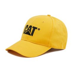 Czapka z daszkiem CAT Footwear. Żółte czapki męskie CAT Footwear, bez wzorów. Za 69.99 zł.