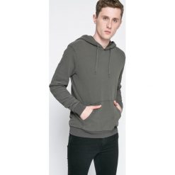 Review - Bluza. Szare bluzy nierozpinane męskie Review, m, bez wzorów, z bawełny, bez ramiączek, z kapturem. W wyprzedaży za 59.90 zł.