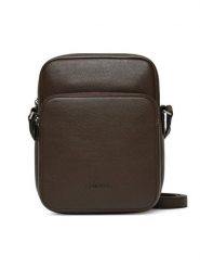 Calvin Klein Saszetka Micro Pebble Crossbody S LV04D3076G Brązowy. Brązowe saszetki męskie Calvin Klein, bez wzorów, ze skóry. Za 299.99 zł.