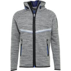 Superdry NUCORE GYMTECH ZIPHOOD Bluza rozpinana concrete marl. Szare bluzy rozpinane męskie Superdry., z bawełny. W wyprzedaży za 343.20 zł.