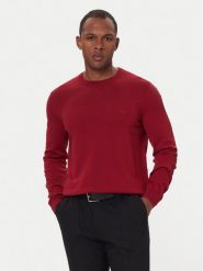 BOSS Sweter Botto-L 50476364 Czerwony Regular Fit. Czerwone kardigany męskie Boss, l, bez wzorów, z wełny, bez ramiączek. Za 599.99 zł.