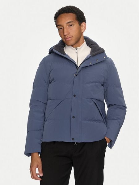 Paul&Shark Kurtka puchowa 14312007 Niebieski Regular Fit. Niebieskie kurtki męskie PAUL&SHARK, m, bez wzorów, z puchu, bez ramiączek, bez kaptura. Za 2,169.00 zł.